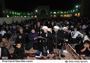 مراسم احیای شب بیست و یکم ماه مبارک رمضان در مسجد جامع اصفهان