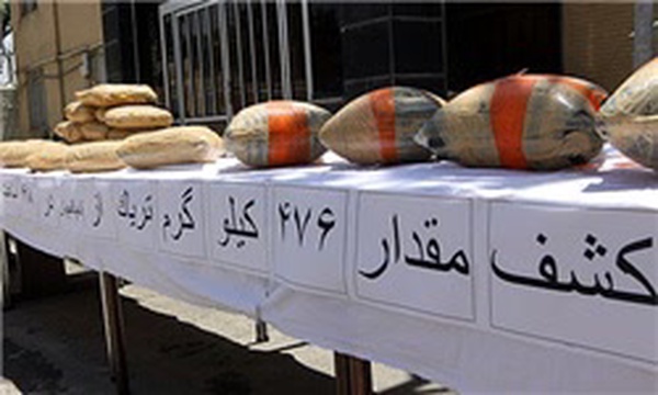 کشف محموله بزرگ مواد مخدر در همدان