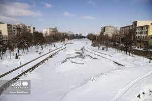 جلوه‌گری برفِ چله زمستان در اردبیل