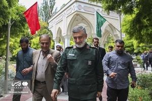 سردار امیرعلی حاجی‌زاده فرمانده نیروی هوافضای سپاه در دانشگاه علم و صنعت