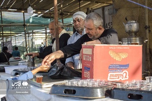 پذیرایی به روش ایرانی در مرز مهران