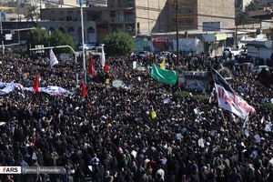 تشییع پیکر «حاج قاسم سلیمانی» در اهواز
