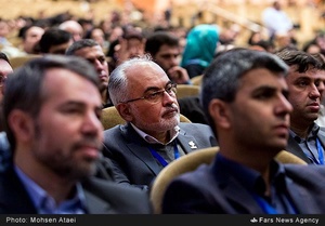 حضور حمید گورابی، رییس پژوهشگاه رویان در بیست و یکمین جشنواره علوم پزشکی رازی