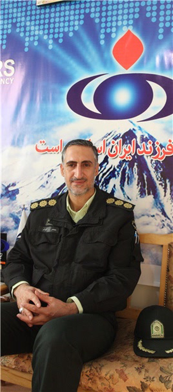 جعفر کردلو معاون اجتماعی فرماندهی انتظامی استان زنجان