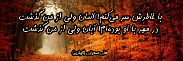 تصویر سربرگ نمایه‌ی ‌علی صحرایی‌