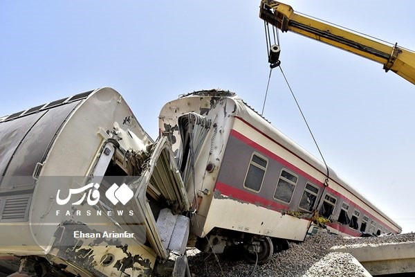 خروج قطار مسافربری مشهد به یزد از ریل