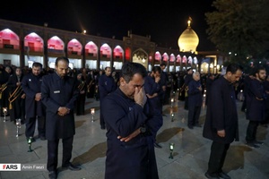لاله گردانی خدام حرم شاهچراغ(ع)