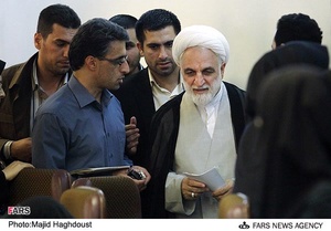 حجت الاسلام غلامحسین محسنی اژه ای سخنگوی قوه قضائیه در جمع خبرنگاران