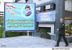 ورود سردار احمد وحیدی وزیر دفاع و پشتیبانی نیروهای مسلح برای حضور در ضیافت افطاری با ایتام  و بی سرپرستان کمیته امداد امام خمینی (ره)