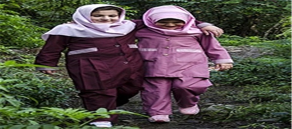 در مدرسه عشایری روستای للکه پرده سر شهرستان فومن
