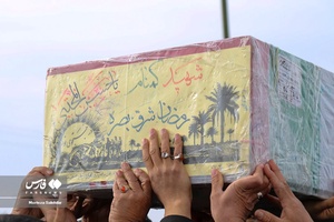 تشییع شهید گمنام در شهرک صنعتی شهرکرد