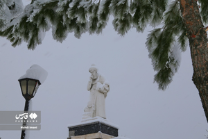بارش اولین برف زمستانی در اهر