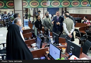 بازدید الشریگی کاردار سفارت مغرب در ایران از تحریریه خبر گزاری فارس