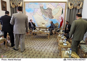 دیدار توفیق العلاوی وزیر ارتباطات عراق با صالحی وزیر امور خارجه