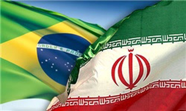 پرچم برزیل و ایران