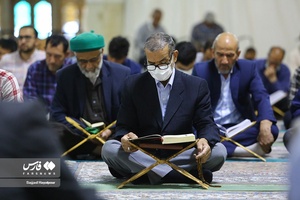 مراسم ترتیل خوانی عمومی قرآن در حرم حضرت فاطمه معصومه (س)
