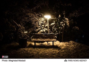شب سرد زمستانی تهران