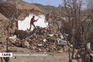مناطق زلزله زده  روستای هجدک
