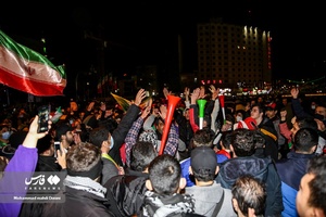جشن صعود تیم ملی فوتبال به جام جهانی