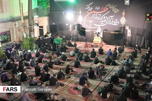 مراسم عزاداری حسینی در مجموعه فرهنگی ۱۵ خرداد