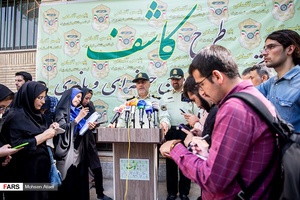 سردار حسین رحیمی در جمع خبرنگاران 