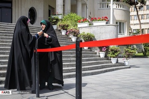 معصومه ابتکار معاون امور زنان و خانواده رییس جمهوردرحاشیه  جلسه هیأت دولت /۲۲ فروردین ۹۷ 