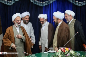 گزارش تصویری: دیدار نماینده ولی فقیه در سپاه با مراجع تقلید