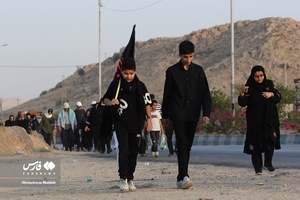 راهپیمایی جاماندگان اربعین در «گچساران»