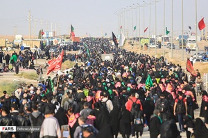 پس آنگه اربعین دیگر آور/ گزارش تصویری کاروان اربعین حسینی در مرز مهران