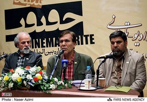 حسین خورشیدی،شفیع آقا محمدیان و شهنام صفاجو در نشست خبری ششمین جشنواره بین المللی سینما حقیقت