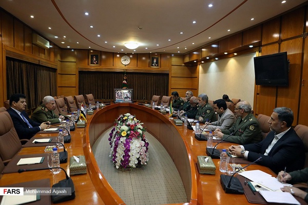 مراسم استقبال از«وزیر دفاع سوریه»
