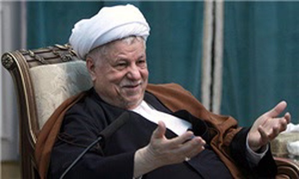 دیدار مسوولین نشر آثار امام (ره) در قم با آیت الله هاشمی رفسنجانی رییس مجمع تشخیص مصلحت نظام