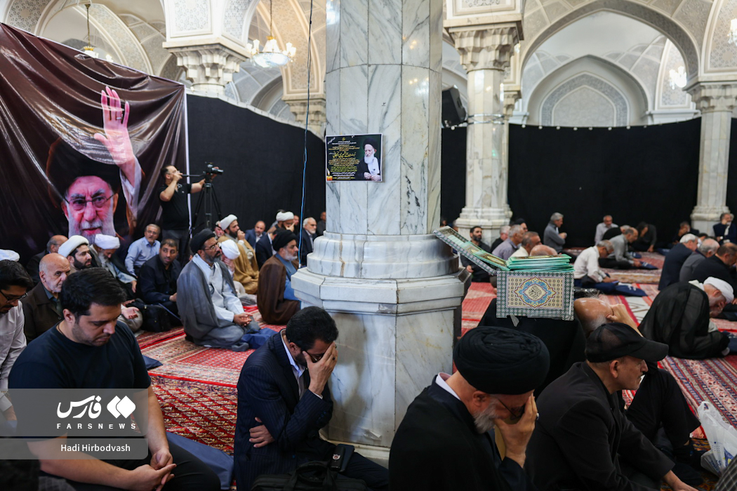 مراسم ختم آیت‌الله «شبیری زنجانی»