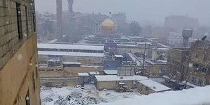 برف حرم سوریه