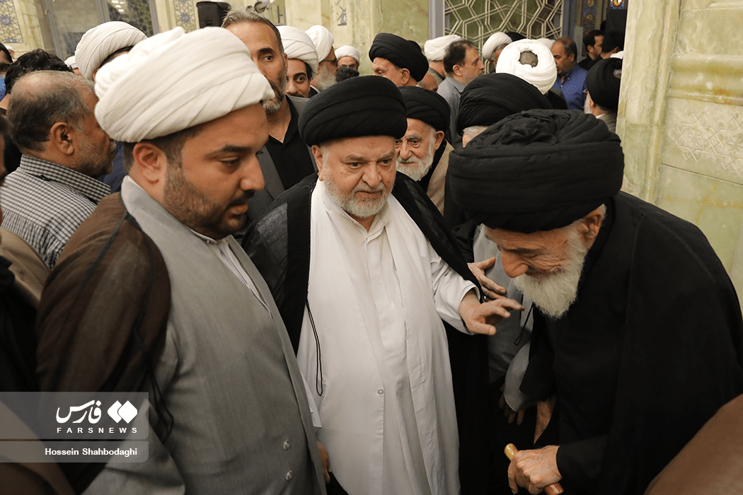 مراسم چهلمین روز ترحیم آیت الله شبیری زنجانی(ره)