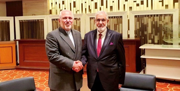 ظریف و وزیر خارجه لیبی