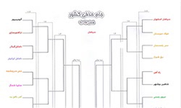 نمودار جام حذفی
