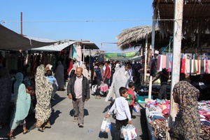 رونق پنجشنبه بازار میناب
