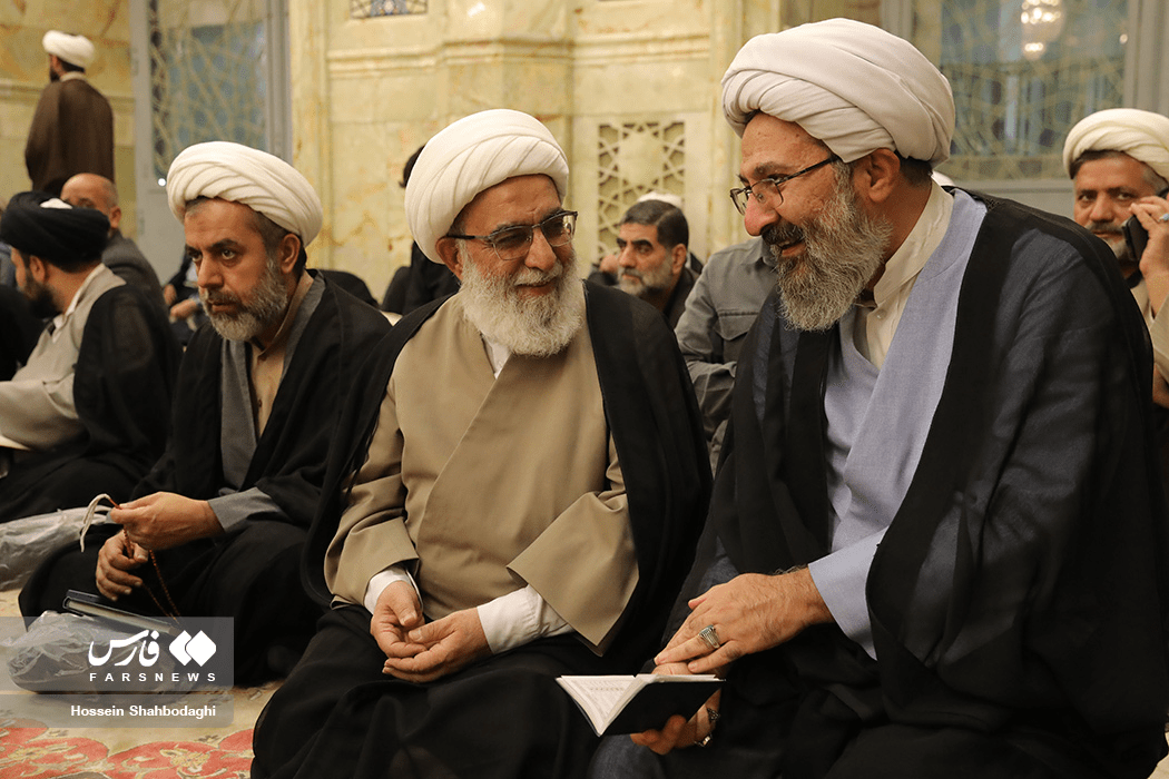 مراسم چهلمین روز ترحیم آیت الله شبیری زنجانی(ره)