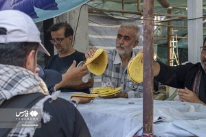پذیرایی به روش ایرانی در مرز مهران