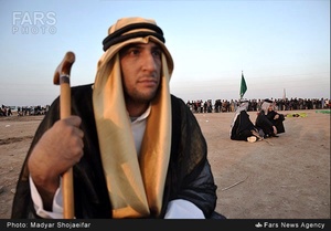 آیین عزاداری روز 12محرم و شهادت امام سجاد (ع) در حمیدیه خوزستان