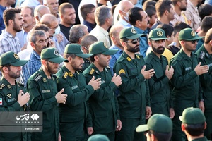 تشییع و خاکسپاری پیکر سردار شهید لجم اورک در ایذه