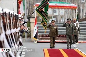 مراسم استقبال از«وزیر دفاع سوریه»