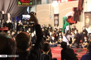 مراسم عزاداری حسینی در مجموعه فرهنگی ۱۵ خرداد