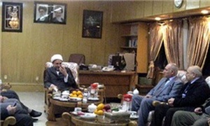 دیدار آیت‌الله اراکی با اساتید دانشگاه الجزایر