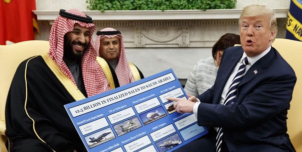 ترامپ و بن سلمان 