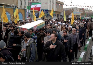 به تشییع پیکر 6 شهید مدافع حرم 
