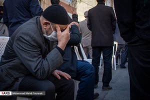 مراسم تشییع شهید جانباز مدافع حرم «غلامحسن دهقان آزاد»