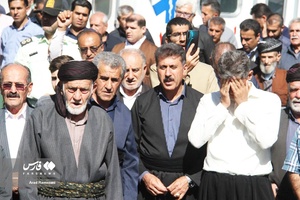 تجمع نمازگزاران پاوه در حمایت از فلسطین