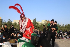 خیمه سوزان غروب روز عاشورا